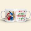 All I Want For Christmas Is You, Sweet Couple White Mug