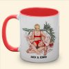 All I Want Is To Fall Asleep With You Every Night, Personalized Accent Mug, Christmas Gift For Couple