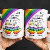 All You Need Is Love And A Cup Of LGBTea - Personalized Custom Coffee Mug - CPL414_MG