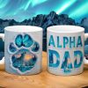 Alpha Wolf Dad Mug Personalized Gifts For Dad 01QHDT130525