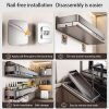 Aluminum Wall-Mounted Spices Rack