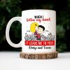 Always And Forever Peanut Couple - Personalized Accent Coffee Mug - Gift For Couple, Husband Wife | GR8 NH96