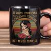 Always Chingona Sometimes Cabrona - Personalized Black Mug