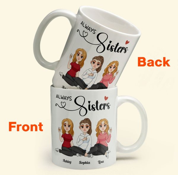 Always Sisters - Personalized Mug
