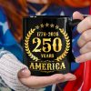 America 250 Years America 250th Anniversary Black Mug HA75 897420