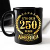 America 250 Years America 250th Anniversary Black Mug HA75 897420