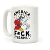 America F*ck Yeah Washington Unicorn Coffee Mug