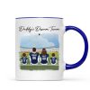 American Football Dad Team Family Personalized Mug