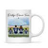 American Football Dad Team Family Personalized Mug