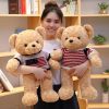 American Sweater Teddy Bear Plush Toy Soft Gift for Kids