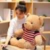 American Sweater Teddy Bear Plush Toy Soft Gift for Kids