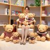 American Sweater Teddy Bear Plush Toy Soft Gift for Kids