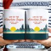 And So The Adventure Begins Featuring Mountains And Sunrise - Personalized Custom Coffee Mug - CPL494_MG