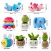 Animal DIY Crochet Kit: Easy Plush Doll with Quality Yarn & Needles