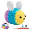 Animal DIY Crochet Kit: Easy Plush Doll with Quality Yarn & Needles
