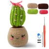 Animal DIY Crochet Kit: Easy Plush Doll with Quality Yarn & Needles