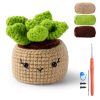 Animal DIY Crochet Kit: Easy Plush Doll with Quality Yarn & Needles