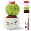 Animal DIY Crochet Kit: Easy Plush Doll with Quality Yarn & Needles