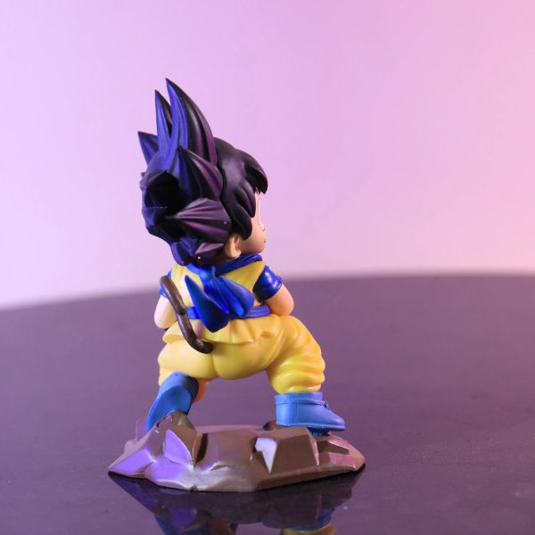Anime Dragon Ball Q Version Figures Childhood Goku Holding Poole PVC 10cm Collection