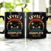 Anniversary Video Gamer, Level Complete - Personalized Mug