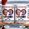 Annoying Each Other And Still Going Strong, Cartoon Couple With Hearts - Personalized Custom Coffee Mug - CPL995_MG