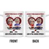 Annoying Each Other And Still Going Strong, Cartoon Couple With Hearts - Personalized Custom Coffee Mug - CPL995_MG