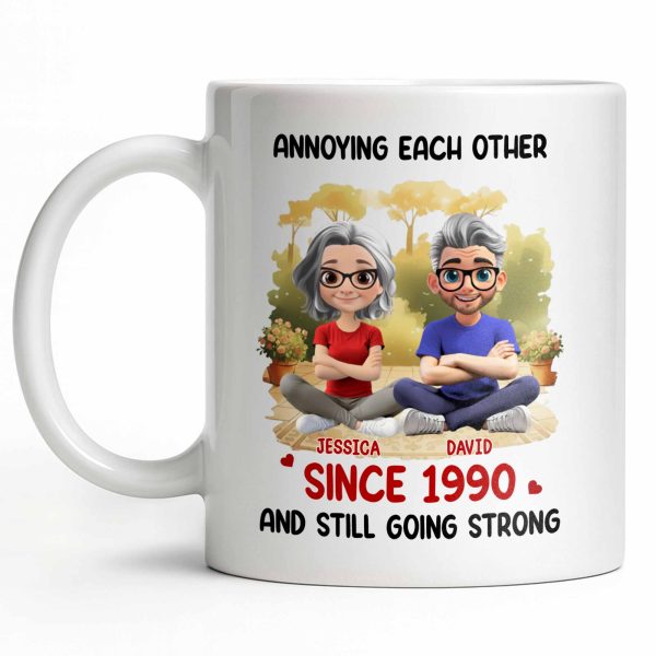 Annoying Each Other And Still Going Strong Coffee Mug - Personalized Custom Coffee Mug - CPL1094_MG
