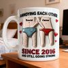 Annoying Each Other Couple - Personalized Anniversary Gift For Couples 02NALU120126