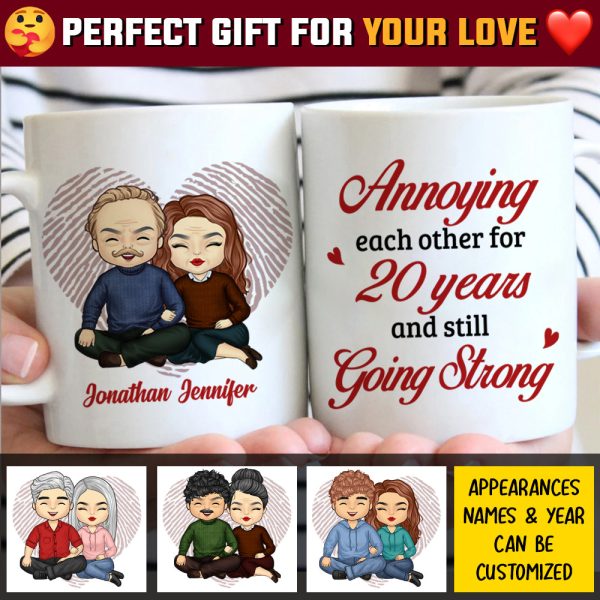 Annoying Each Other For So Many Years & Still Going Strong - Gift For Couples, Personalized Mug