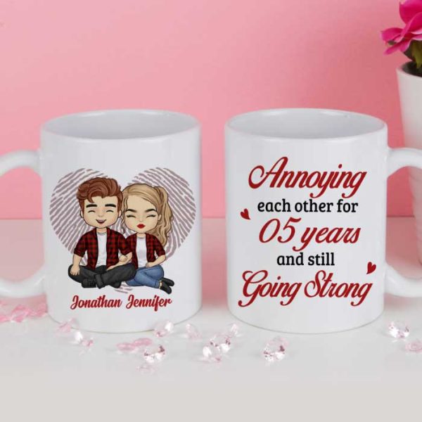 Annoying Each Other For So Many Years & Still Going Strong - Gift For Couples, Personalized Mug