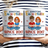 Annoying Each Other Retro Couple - Personalized Mug