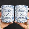 Annoying Each Other Since, Flowers and Birds Design - Personalized Custom Coffee Mug - CPL412_MG