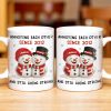 Annoying Each Other Since, Snowmen Design - Personalized Custom Coffee Mug - CPL795_MG