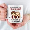 Another Year As My Boyfriend - Couple Personalized Custom Mug - Gift For Husband Wife, Anniversary