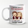 Another Year As My Boyfriend - Couple Personalized Custom Mug - Gift For Husband Wife, Anniversary