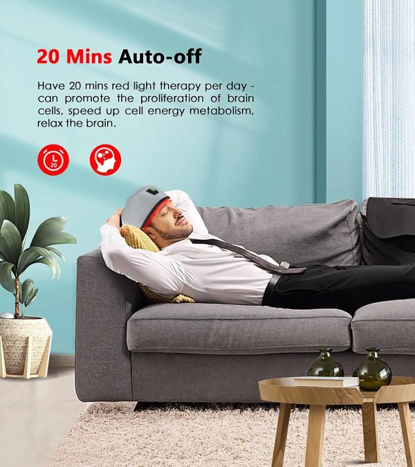 Anti Hair Loss Stress Relief Led Cap