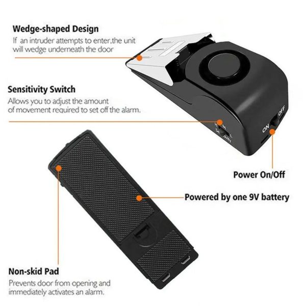 Anti-Theft Door Stopper Alarm
