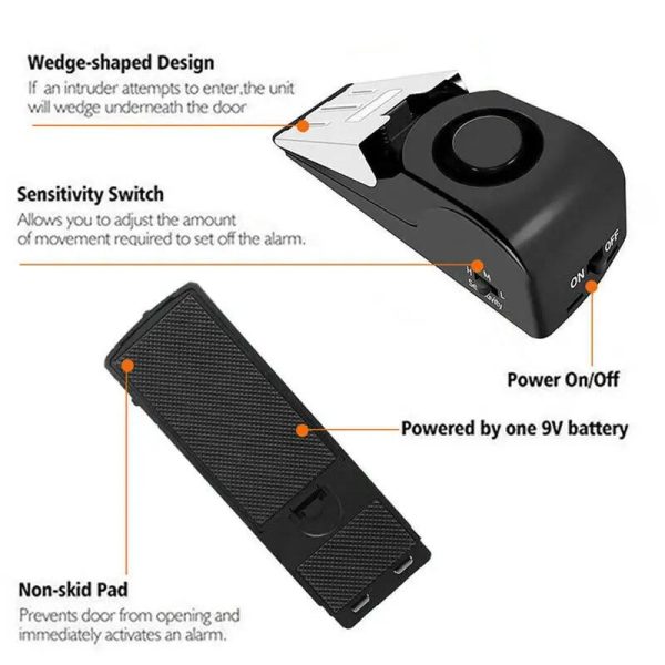 Anti-Theft Door Stopper Alarm