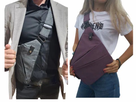 Anti-Theft Unisex Cross Body Bag