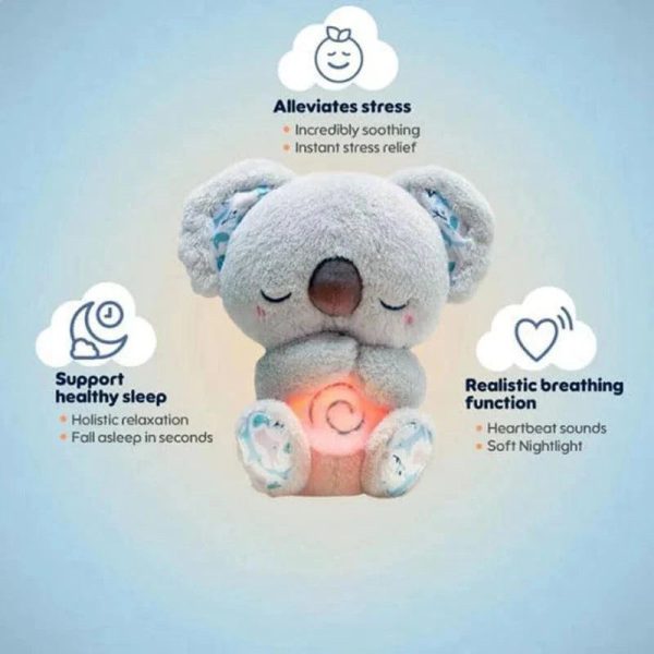 Anxiety Relief Sleeping Koala Breathing Plush Toy
