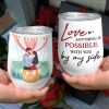 Anything Is Possible, Gift For Couple, Personalized Tumbler, Couple Kissing Tumbler, Anniversary Gift