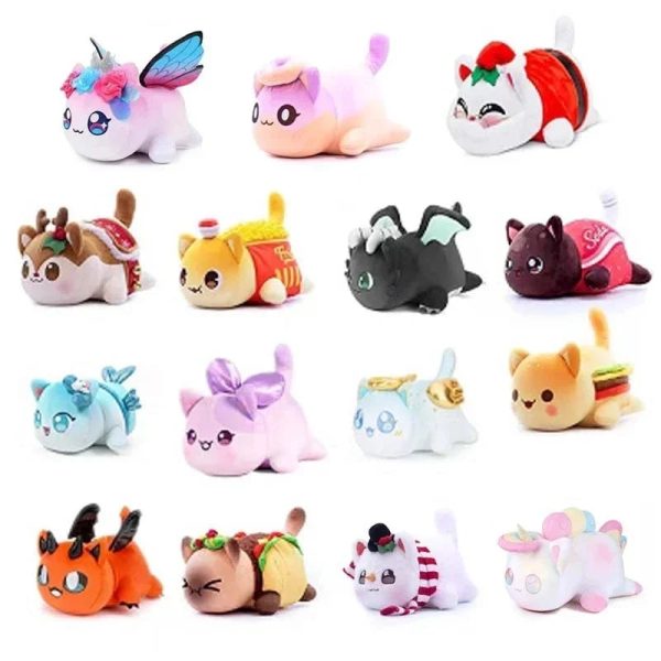 Aphmau Meows Kawaii Cat Plush Toy - Soft Donut & Food Doll Gifts