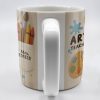 Art Teacher, Crayons, Paintbrush, Palette - Personalized Custom Coffee Mug - TEACH002_MG