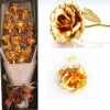 Artificial 24K Gold Rose with Gift Box Luxury Present