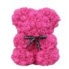 Artificial Foam Rose Panda Bear