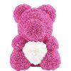 Artificial Foam Rose Panda Bear