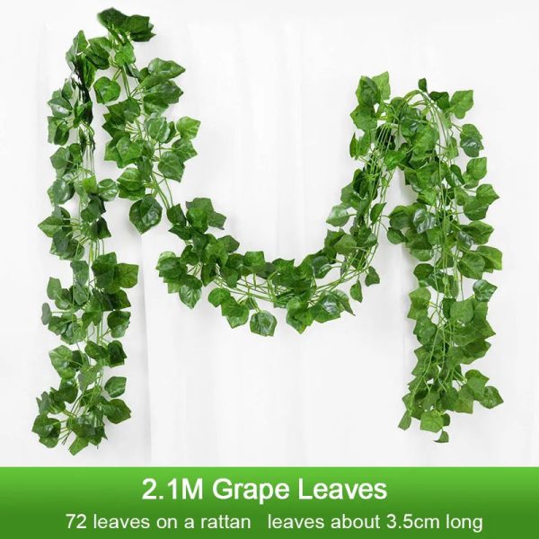 Artificial Plant Green Ivy Leaf Garland