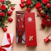 Artificial Rose Flower Set in Gift Box for Home Decoration