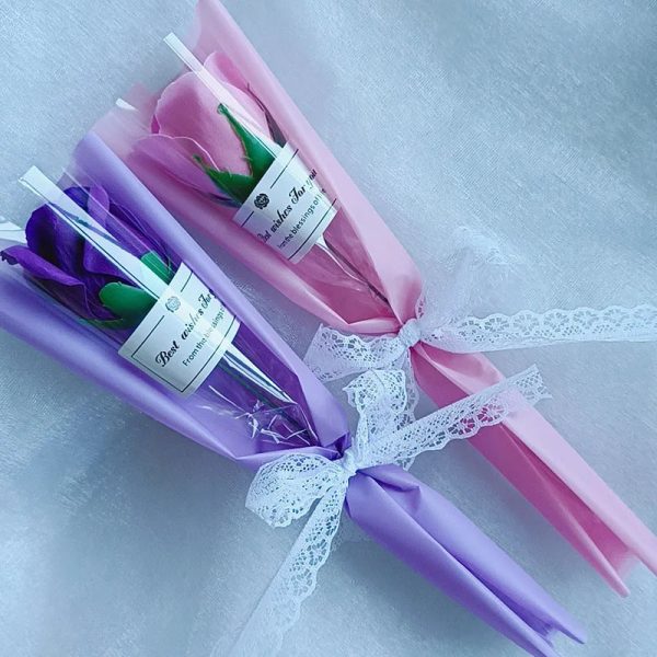 Artificial Soap Rose and Carnation Flowers for Wedding, Home, and Special Occasion Decoration