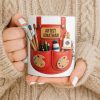 Artist [Your Name] With Paint Brushes And Palette - Personalized Custom Coffee Mug - JBS086_MG